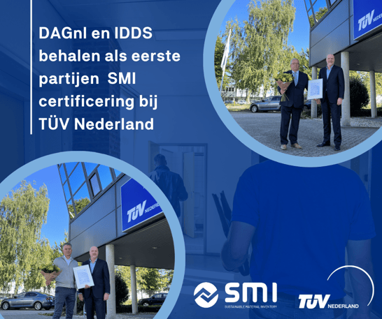 Eerste SMI certificeringen behaald door DAGnl en IDDS